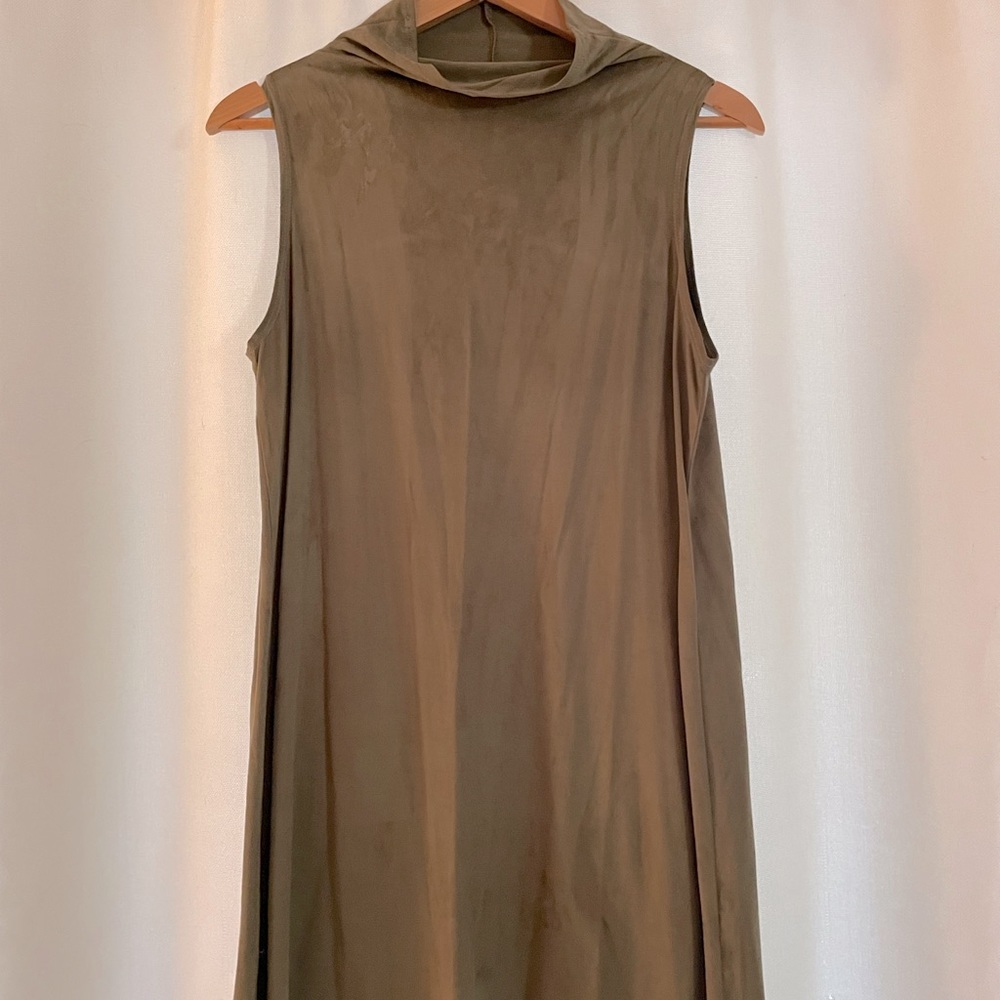 wasabi + mint olive green dress
